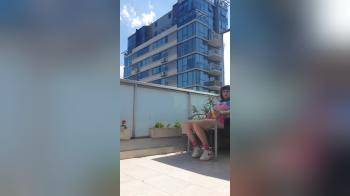 video of Public balcony fuck