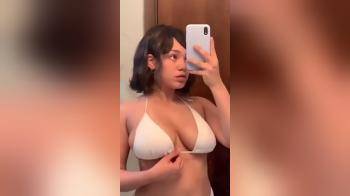 video of Perfect teen strips off